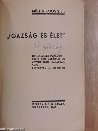 Igazság és élet