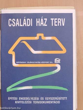 REGÉC TM jelű családi ház terv