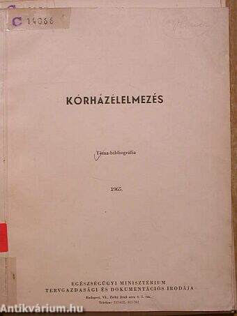 Kórházélelmezés