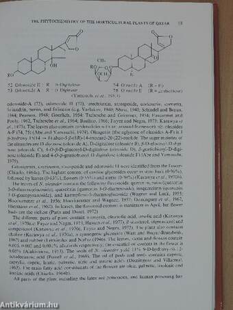 The Phytochemistry of the Horticultural Plants of Qatar