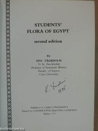 Students' Flora of Egypt