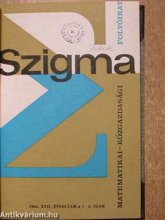 Szigma 1984/1-4.