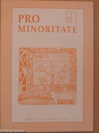 Pro Minoritate 1996. nyár