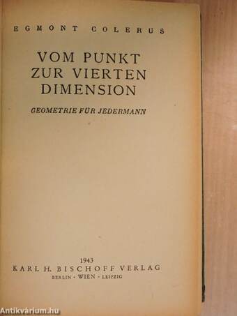 Vom Punkt zur vierten Dimension