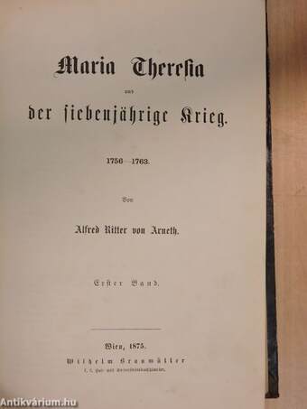 Geschichte Maria Theresia's 5. (töredék) (gótbetűs)