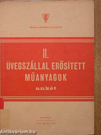 "II. üvegszállal erősített műanyagok" ankét