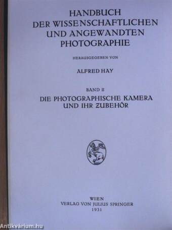 Handbuch der wissenschaftlichen und angewandten photographie 2.