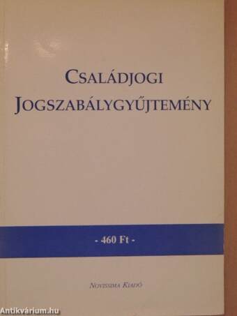 Családjogi jogszabálygyűjtemény