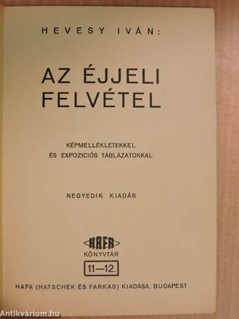 Az éjjeli felvétel