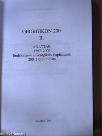 Georgikon 200 II.