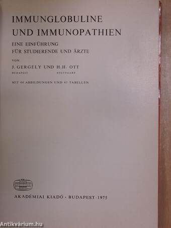 Immunglobuline und Immunopathien