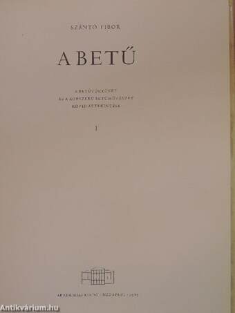 A betű I-II.