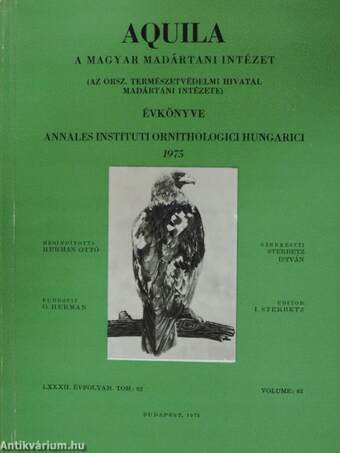 Aquila - A Magyar Madártani Intézet évkönyve 1975