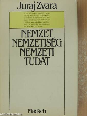 Nemzet, nemzetiség, nemzeti tudat