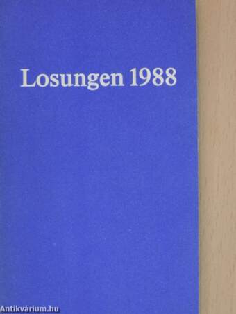 Losungen 1988