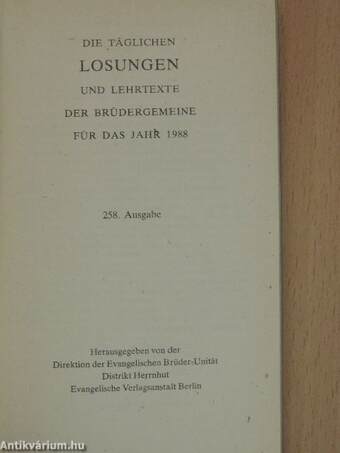 Losungen 1988