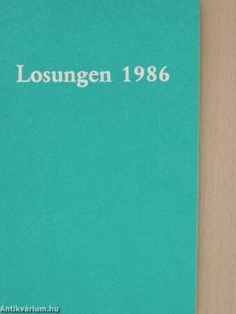 Losungen 1986