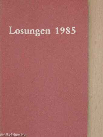 Losungen 1985