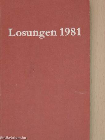 Losungen 1981