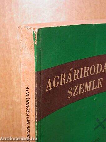 Agrárirodalmi Szemle Név- és tárgymutató 1967.