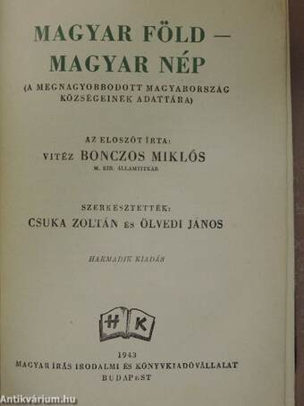 Magyar föld - Magyar nép I-II.