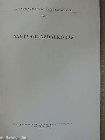 Nagyvadgazdálkodás