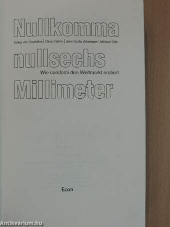 Nullkomma nullsechs Millimeter