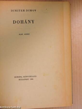 Dohány I-II.