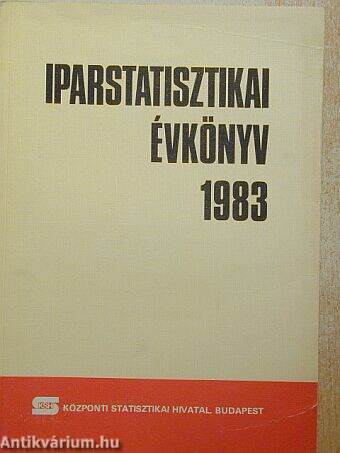Iparstatisztikai Évkönyv 1983