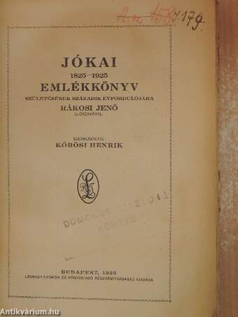 Jókai emlékkönyv