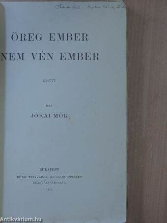 Öreg ember nem vén ember