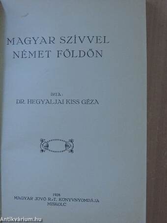 Magyar szívvel német földön