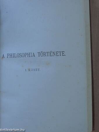 A philosophia története I-III.