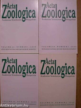 Acta Zoologica 2000. I-IV.