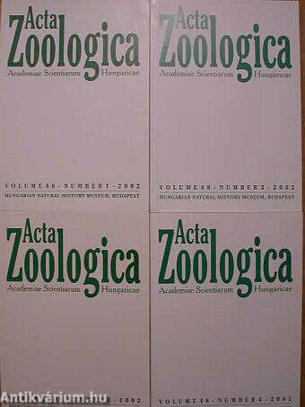 Acta Zoologica 2002. I-IV.