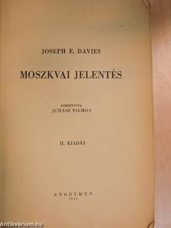 Moszkvai jelentés