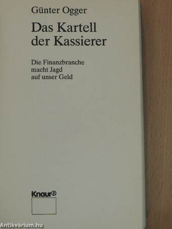 Das Kartell der Kassierer