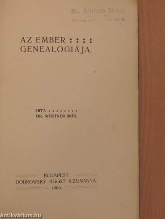 Az ember genealogiája