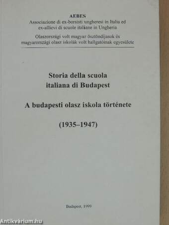 A budapesti olasz iskola története (1935-1947)