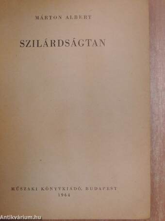 Szilárdságtan