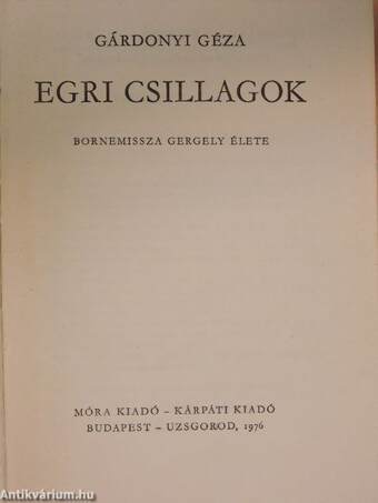 Egri csillagok