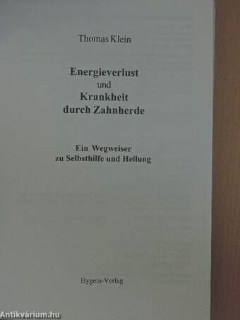 Energieverlust und Krankheit durch Zahnherde