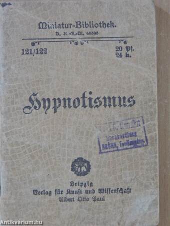 Der Hypnotismus (gótbetűs)