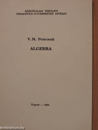 Algebra