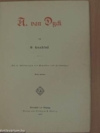 A. van Dyck (gótbetűs)