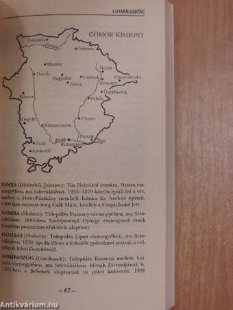 Magyarország történeti-topográfiai kislexikona