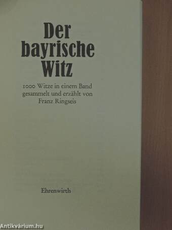 Der bayrische Witz