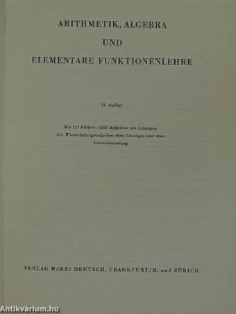 Lehr- und Übungsbuch Mathematik 1.