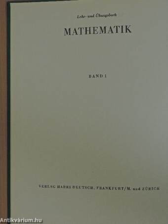 Lehr- und Übungsbuch Mathematik 1.