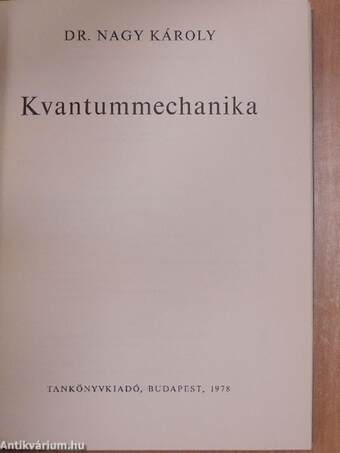 Kvantummechanika 